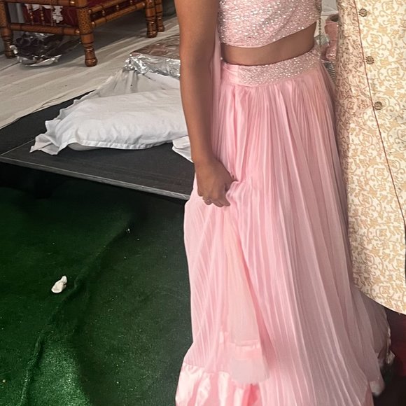 Wedding Lehenga, Small, Light Pink - Picture 5 of 5